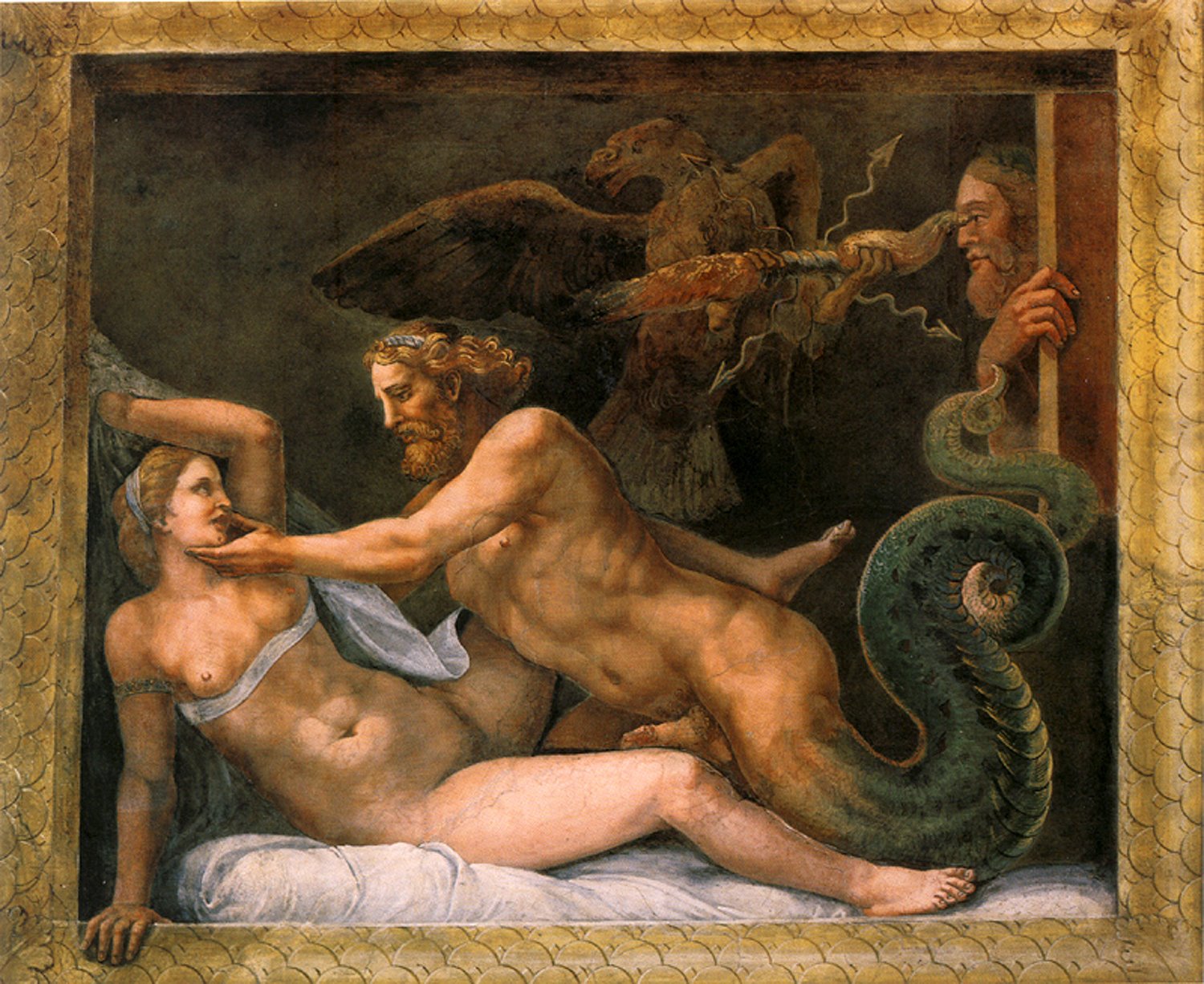 Jupiter And Olympia by Giulio Romano